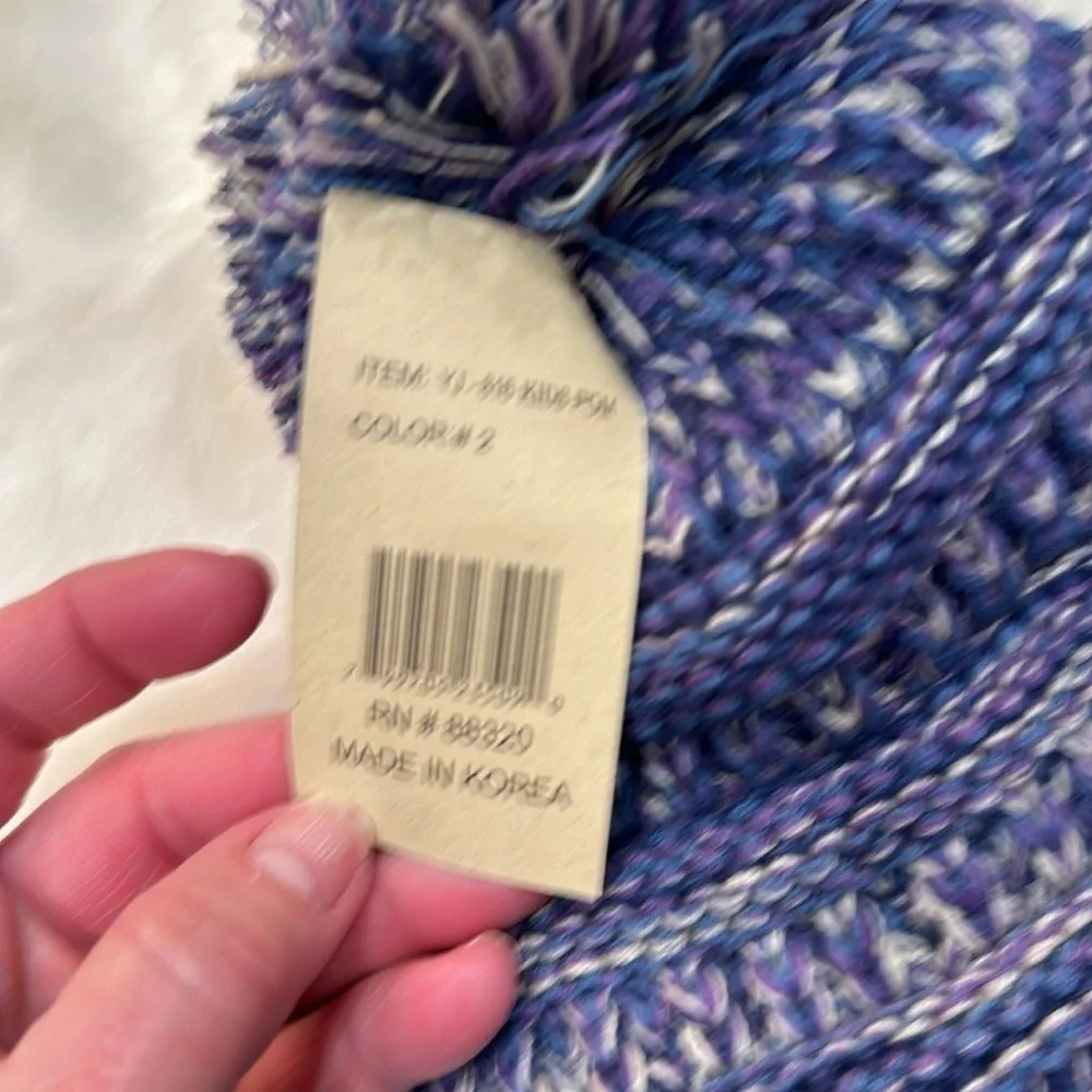 NWT C.C bundle of 2 Beanie Pom  kids pink